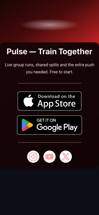 Preview of Pulse — Fitness App