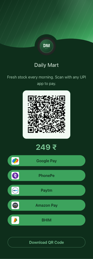 Preview of Daily Mart — Kirana Pay