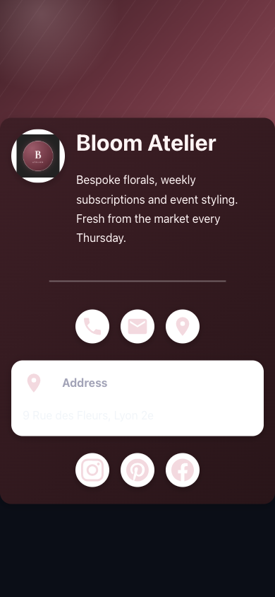 Preview of Bloom Atelier — Floral Studio