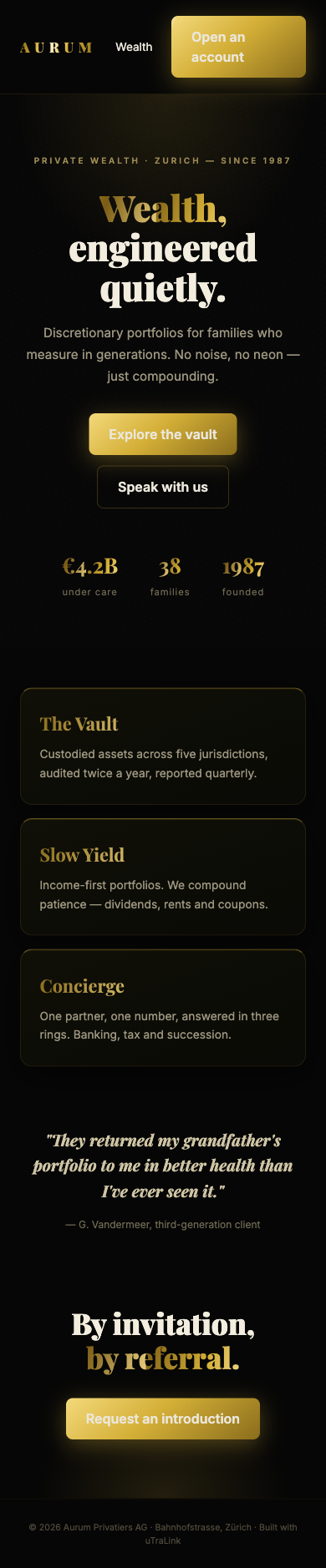 Preview of Aurum — Liquid Gold