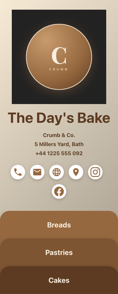 Preview of Crumb — Artisan Bakery