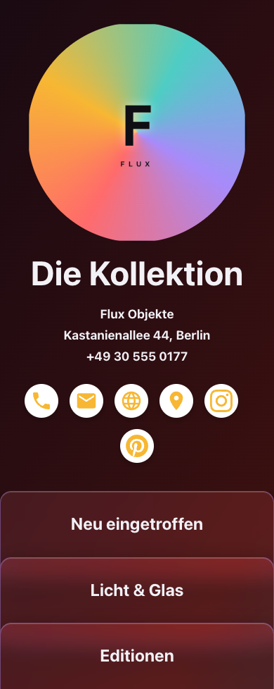 Preview of Flux — Design Objects