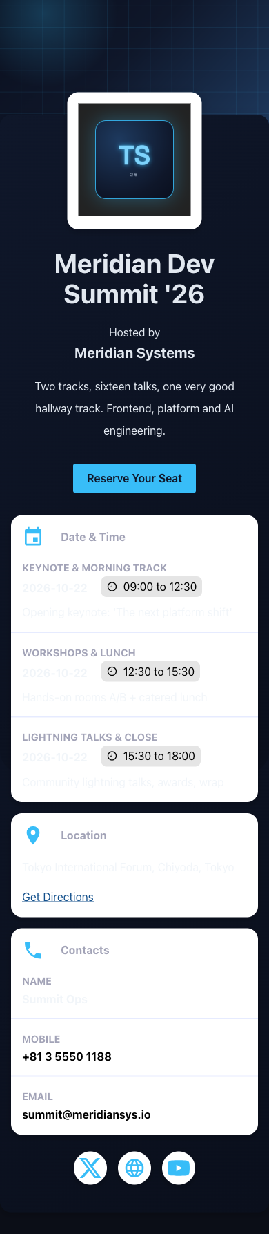 Preview of Tech Summit — Conference