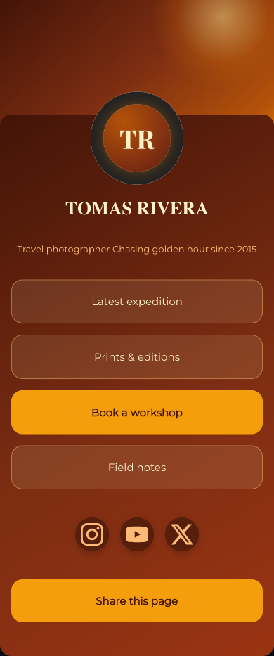 Preview of Sunset Terracotta — Golden Hour